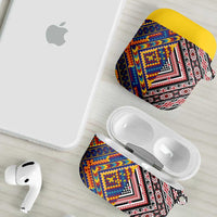 Tuvaluan and New Zealand Culture AirPods Case The Art of Kolose and Taniko - Polynesian Pride