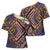 Tuvaluan and New Zealand Culture Cross Shoulder Shirt The Art of Kolose and Taniko - Polynesian Pride