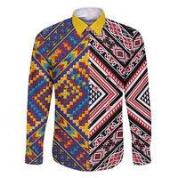 Tuvaluan and New Zealand Culture Family Matching Mermaid Dress and Hawaiian Shirt The Art of Kolose and Taniko - Polynesian Pride