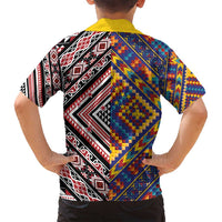 Tuvaluan and New Zealand Culture Family Matching Puletasi and Hawaiian Shirt The Art of Kolose and Taniko - Polynesian Pride