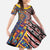 Tuvaluan and New Zealand Culture Family Matching Summer Maxi Dress and Hawaiian Shirt The Art of Kolose and Taniko - Polynesian Pride