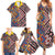 Tuvaluan and New Zealand Culture Family Matching Summer Maxi Dress and Hawaiian Shirt The Art of Kolose and Taniko - Polynesian Pride