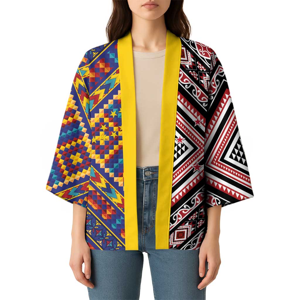 Tuvaluan and New Zealand Culture Kimono The Art of Kolose and Taniko - Polynesian Pride