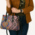 Tuvaluan and New Zealand Culture Leather Bag The Art of Kolose and Taniko - Polynesian Pride