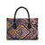 Tuvaluan and New Zealand Culture Leather Bag The Art of Kolose and Taniko - Polynesian Pride