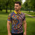 Tuvaluan and New Zealand Culture Zipper Polo Shirt The Art of Kolose and Taniko - Polynesian Pride