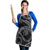 Hawaiian Kakau Art and Hisbiscus Tattoo Apron Tribal Pattern-Silver Style - Polynesian Pride