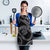 Hawaiian Kakau Art and Hisbiscus Tattoo Apron Tribal Pattern-Silver Style - Polynesian Pride