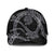 Hawaiian Kakau Art and Hisbiscus Tattoo Baseball Net Cap Tribal Pattern-Silver Style - Polynesian Pride
