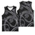 Hawaiian Kakau Art and Hisbiscus Tattoo Basketball Jersey Tribal Pattern-Silver Style - Polynesian Pride