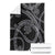 Hawaiian Kakau Art and Hisbiscus Tattoo Blanket Tribal Pattern-Silver Style - Polynesian Pride