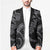 Hawaiian Kakau Art and Hisbiscus Tattoo Blazer Tribal Pattern-Silver Style - Polynesian Pride