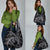 Hawaiian Kakau Art and Hisbiscus Tattoo Grocery Bag Tribal Pattern-Silver Style - Polynesian Pride