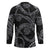 Hawaiian Kakau Art and Hisbiscus Tattoo Hockey Jersey Tribal Pattern-Silver Style - Polynesian Pride