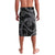 Hawaiian Kakau Art and Hisbiscus Tattoo Lavalava Tribal Pattern-Silver Style - Polynesian Pride