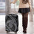 Hawaiian Kakau Art and Hisbiscus Tattoo Luggage Cover Tribal Pattern-Silver Style - Polynesian Pride