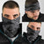 Hawaiian Kakau Art and Hisbiscus Tattoo Neck Gaiter Tribal Pattern-Silver Style - Polynesian Pride