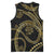 Hawaiian Kakau Art and Hisbiscus Tattoo Basketball Jersey Tribal Pattern-Gold Style - Polynesian Pride