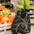 Hawaiian Kakau Art and Hisbiscus Tattoo Grocery Bag Tribal Pattern-Gold Style - Polynesian Pride