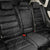 Hawaiian Kakau Art and Hisbiscus Tattoo Back Car Seat Cover Tribal Pattern-Black Gradient Style - Polynesian Pride