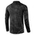 Hawaiian Kakau Art and Hisbiscus Tattoo Button Sweatshirt Tribal Pattern-Black Gradient Style - Polynesian Pride