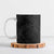 Hawaiian Kakau Art and Hisbiscus Tattoo Ceramic Mug Tribal Pattern-Black Gradient Style - Polynesian Pride