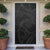Hawaiian Kakau Art and Hisbiscus Tattoo Door Cover Tribal Pattern-Black Gradient Style - Polynesian Pride