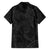 Hawaiian Kakau Art and Hisbiscus Tattoo Family Matching Off Shoulder Maxi Dress and Hawaiian Shirt Tribal Pattern-Black Gradient Style - Polynesian Pride