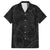 Hawaiian Kakau Art and Hisbiscus Tattoo Hawaiian Shirt Tribal Pattern-Black Gradient Style - Polynesian Pride