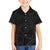 Hawaiian Kakau Art and Hisbiscus Tattoo Kid Hawaiian Shirt Tribal Pattern-Black Gradient Style - Polynesian Pride