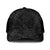 Hawaiian Kakau Art and Hisbiscus Tattoo Mesh Trucker Cap Tribal Pattern-Black Gradient Style - Polynesian Pride