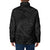 Hawaiian Kakau Art and Hisbiscus Tattoo Padded Jacket Tribal Pattern-Black Gradient Style - Polynesian Pride
