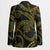 Hawaiian Kakau Art and Hisbiscus Tattoo Blazer Tribal Pattern-Reggae Style - Polynesian Pride
