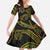 Hawaiian Kakau Art and Hisbiscus Tattoo Family Matching Summer Maxi Dress and Hawaiian Shirt Tribal Pattern-Reggae Style - Polynesian Pride