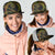 Hawaiian Kakau Art and Hisbiscus Tattoo Mesh Trucker Cap Tribal Pattern-Reggae Style - Polynesian Pride
