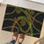 Hawaiian Kakau Art and Hisbiscus Tattoo Rubber Doormat Tribal Pattern-Reggae Style - Polynesian Pride