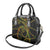 Hawaiian Kakau Art and Hisbiscus Tattoo Shoulder Handbag Tribal Pattern-Reggae Style - Polynesian Pride