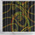 Hawaiian Kakau Art and Hisbiscus Tattoo Shower Curtain Tribal Pattern-Reggae Style - Polynesian Pride