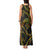 Hawaiian Kakau Art and Hisbiscus Tattoo Tank Maxi Dress Tribal Pattern-Reggae Style - Polynesian Pride