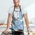 Hawaiian Abstract Sea Turtle Apron Polynesian Tapa Art and Kakau Tattoo White WaterColor - Polynesian Pride