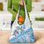 Hawaiian Abstract Sea Turtle Grocery Bag Polynesian Tapa Art and Kakau Tattoo White WaterColor - Polynesian Pride
