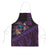 Hawaiian Abstract Sea Turtle Apron Polynesian Tapa Art and Kakau Tattoo Purple WaterColor - Polynesian Pride
