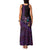Hawaiian Abstract Sea Turtle Family Matching Tank Maxi Dress and Hawaiian Shirt Polynesian Tapa Art and Kakau Tattoo Purple WaterColor - Polynesian Pride