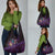 Hawaiian Abstract Sea Turtle Grocery Bag Polynesian Tapa Art and Kakau Tattoo Purple WaterColor - Polynesian Pride