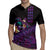 Hawaiian Abstract Sea Turtle Rugby Jersey Polynesian Tapa Art and Kakau Tattoo Purple WaterColor - Polynesian Pride