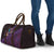 Hawaiian Abstract Sea Turtle Travel Bag Polynesian Tapa Art and Kakau Tattoo Purple WaterColor - Polynesian Pride