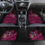 Hawaiian Abstract Sea Turtle Car Mats Polynesian Tapa Art and Kakau Tattoo Pink WaterColor - Polynesian Pride