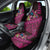 Hawaiian Abstract Sea Turtle Car Seat Cover Polynesian Tapa Art and Kakau Tattoo Pink WaterColor - Polynesian Pride