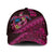 Hawaiian Abstract Sea Turtle Classic Cap Polynesian Tapa Art and Kakau Tattoo Pink WaterColor - Polynesian Pride