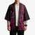 Hawaiian Abstract Sea Turtle Kimono Polynesian Tapa Art and Kakau Tattoo Pink WaterColor - Polynesian Pride